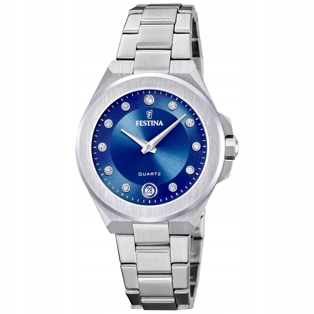Dámské hodinky Festina F20700-5 Zirkony stříbrné