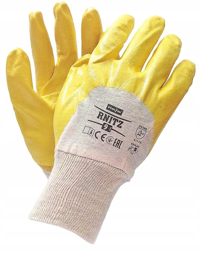 

Rękawice Ochronne Robocze Nitryl Rnitz Protego r.8