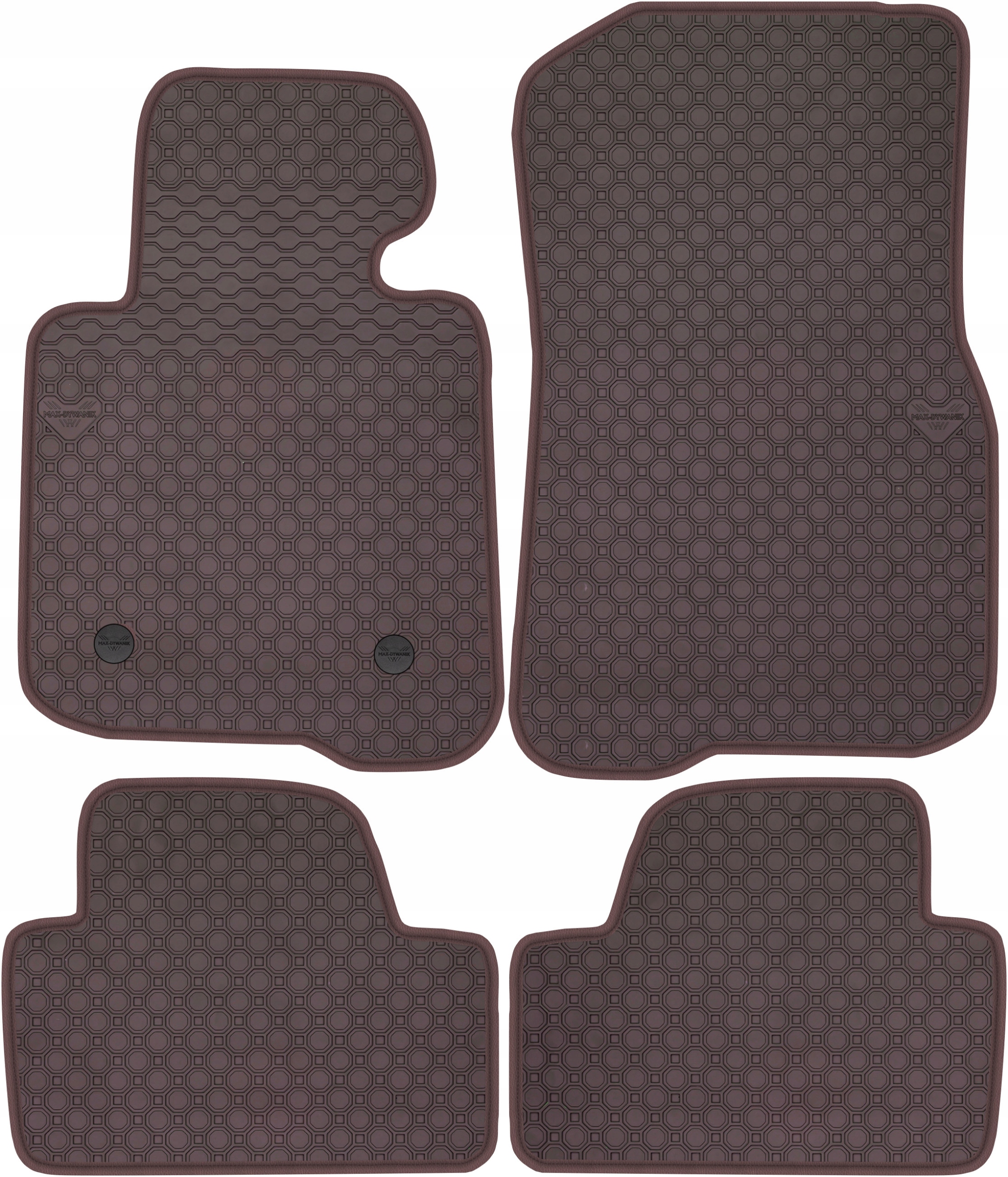 Bmw 4 F33 Cabrio 2014-2020 Koberce Hnedé