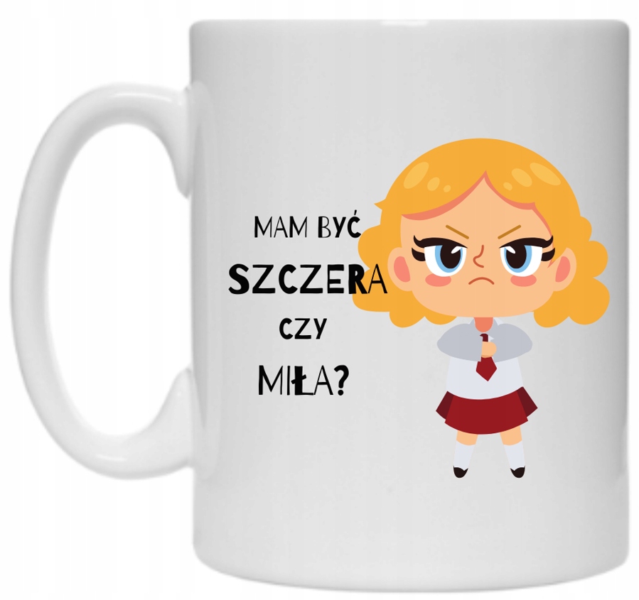 KUBEK HUMOR PRACA DLA KOBIET DZIEWCZYN MAM BYĆ... Marka inna