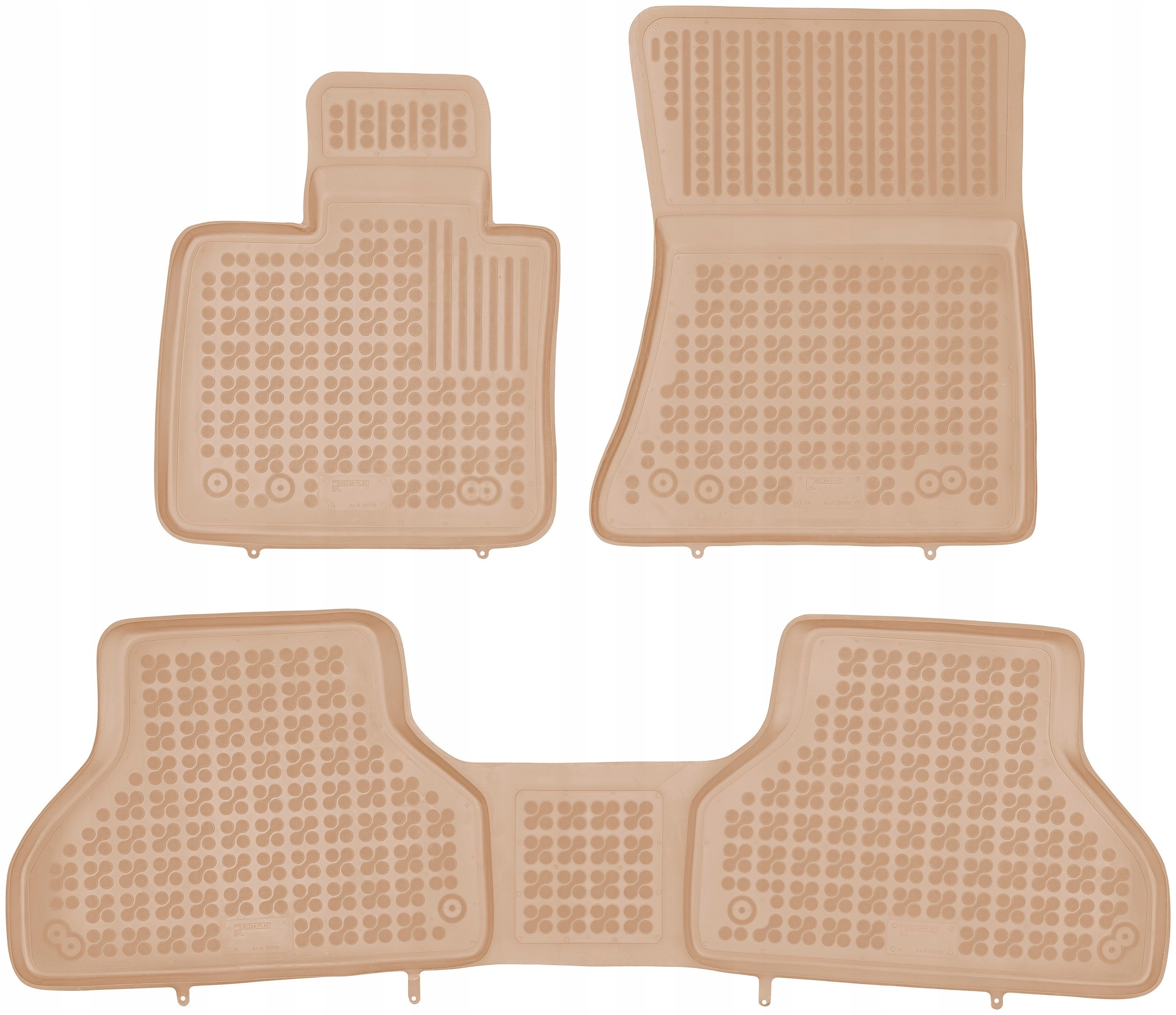 

Bmw X5 E70 Suv 2006-2013 Dywaniki gumowe Beżowe