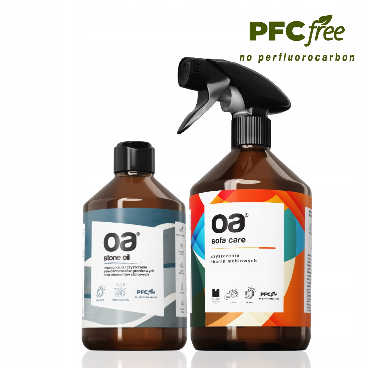 Set Na Čištění granitových dřezů 250 ml nábytkových tkanin pohovky 500 ml Oa