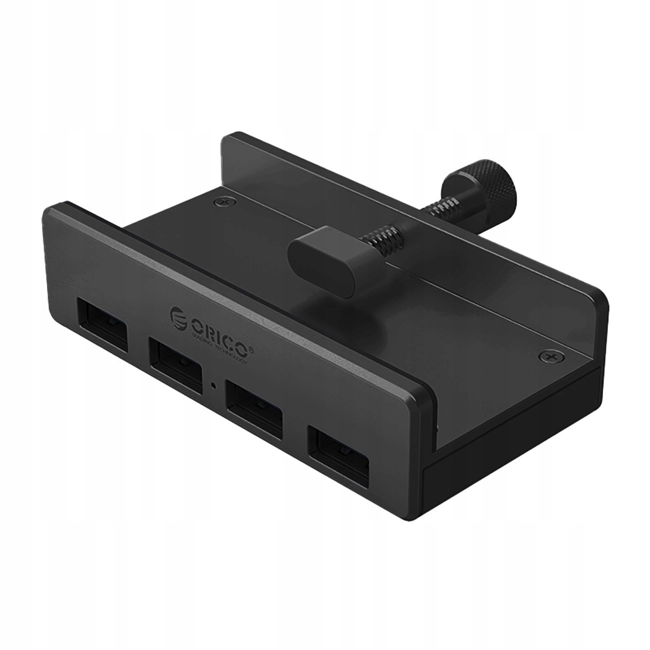 Hub Orico MH4PU namontovaný na svorce 4x Usb-a 3.0 černý
