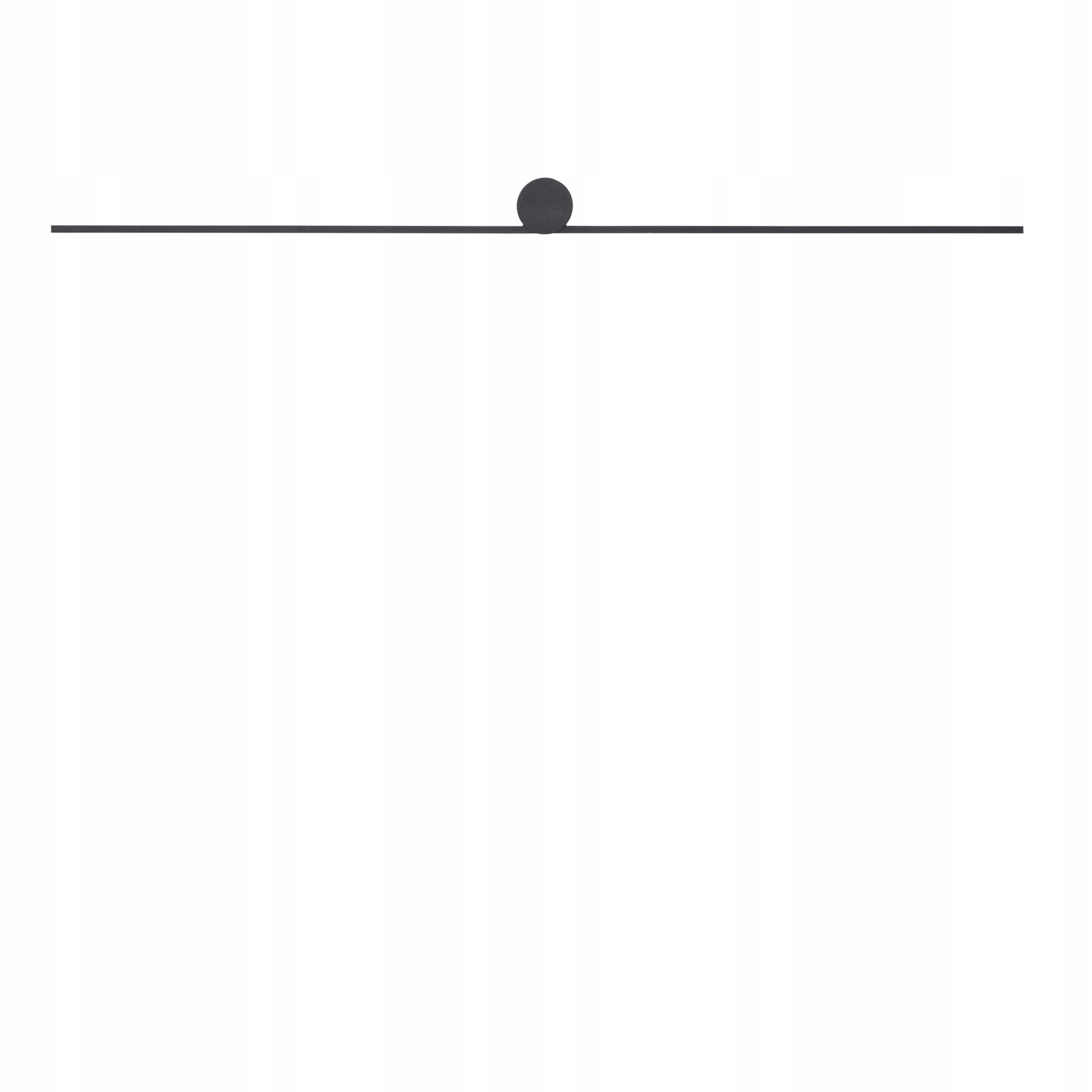 Led nástenné svietidlo nad zrkadlo čierne, moderné, lineárne, 100 cm Spin Nowodvorski