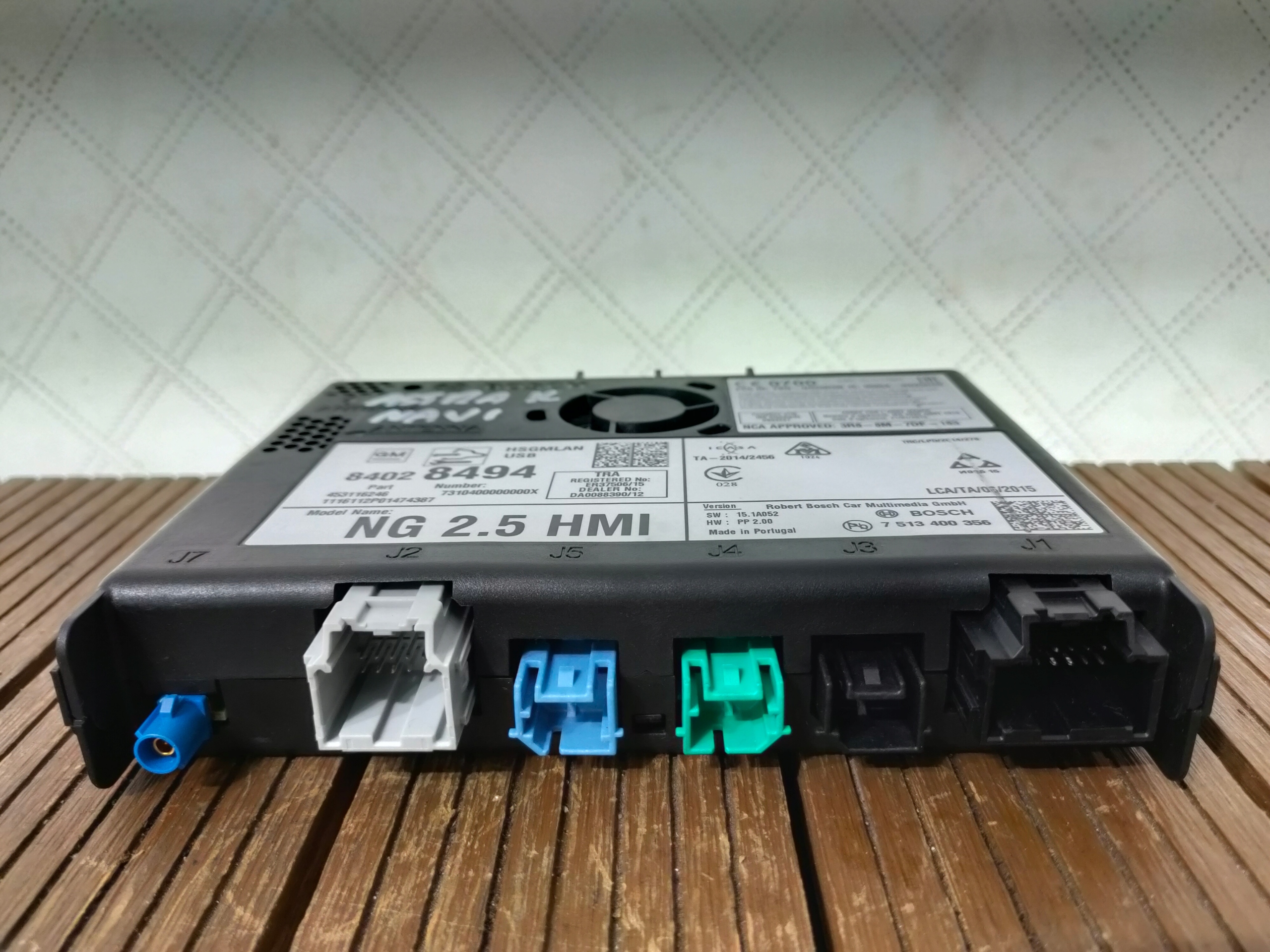 OPEL ASTRA V K 15-19 module player navigation devices NAVI 84028494