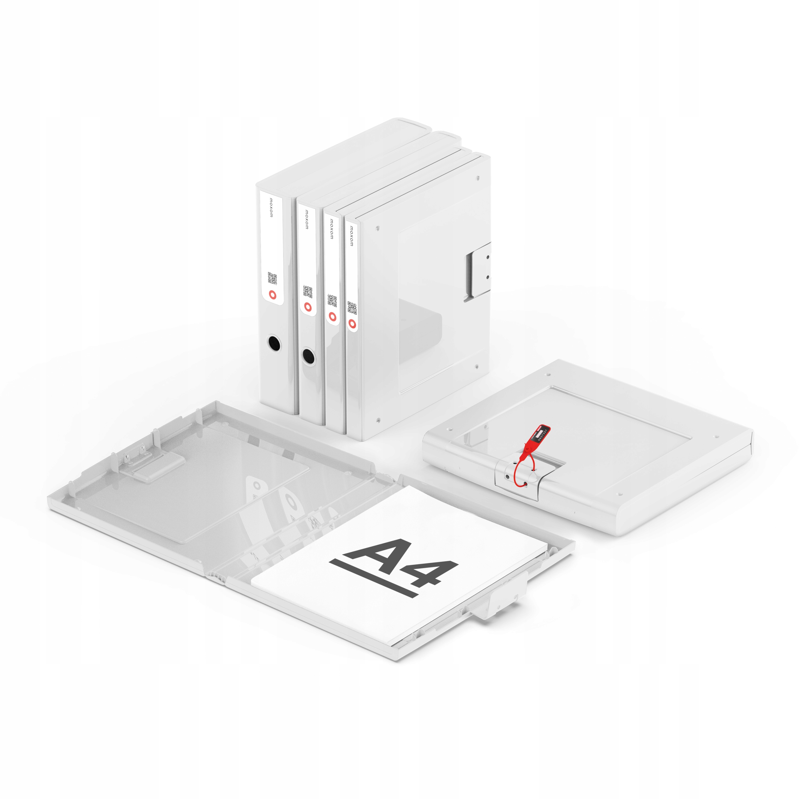 MOXOM TECZKA SEGREGATOR NEWBINDER 25CM A4 TRANSP. Kod producenta 802 TRANSPARENTNY