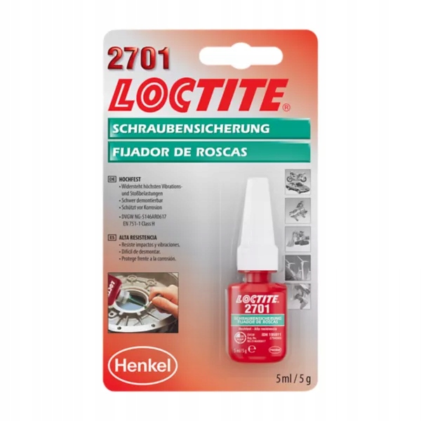 Loctite 2701 5ML, Autoryzowany Dystrybutor, Polska Dystrybucja