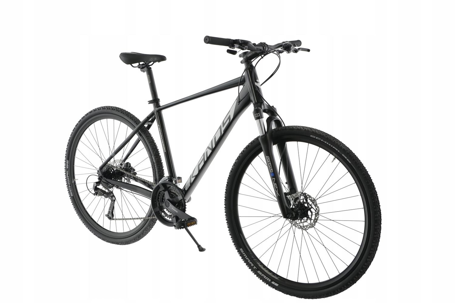 Rower Cross Kands Canavaro męski 2024 koło 28 hydraulika shimano 21 czarny Kod producenta Canavaro - 2024 - 21 cali czarno-szary