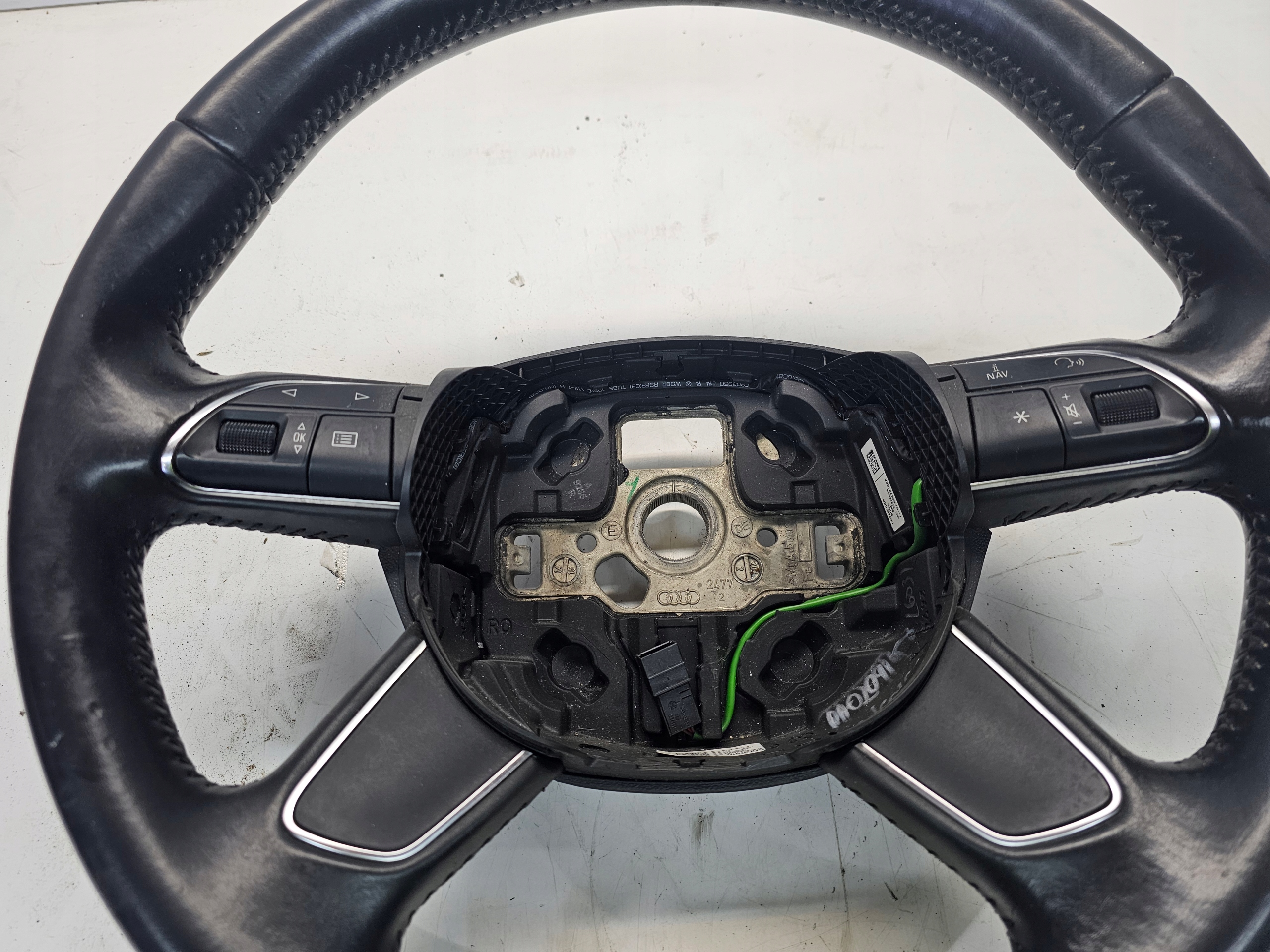 lenkrad Leder MULTIFUNKCJA AUDI Q3 8U 8U0419091B 1KT SOUL