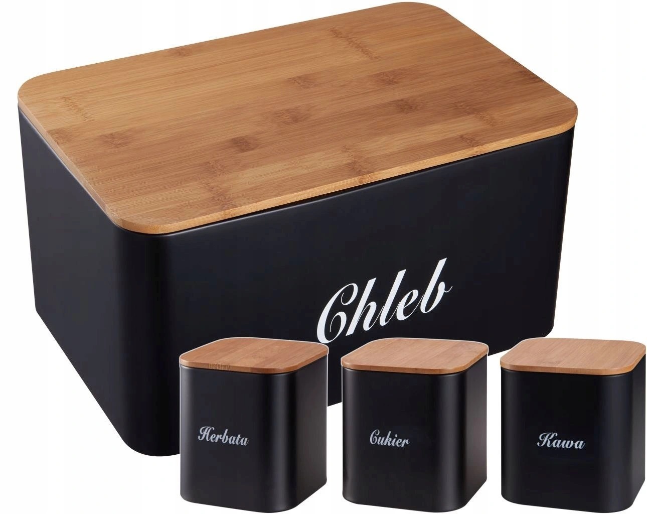 

Zestaw Chlebak + Pojemniki Kawa Herbata Cukier