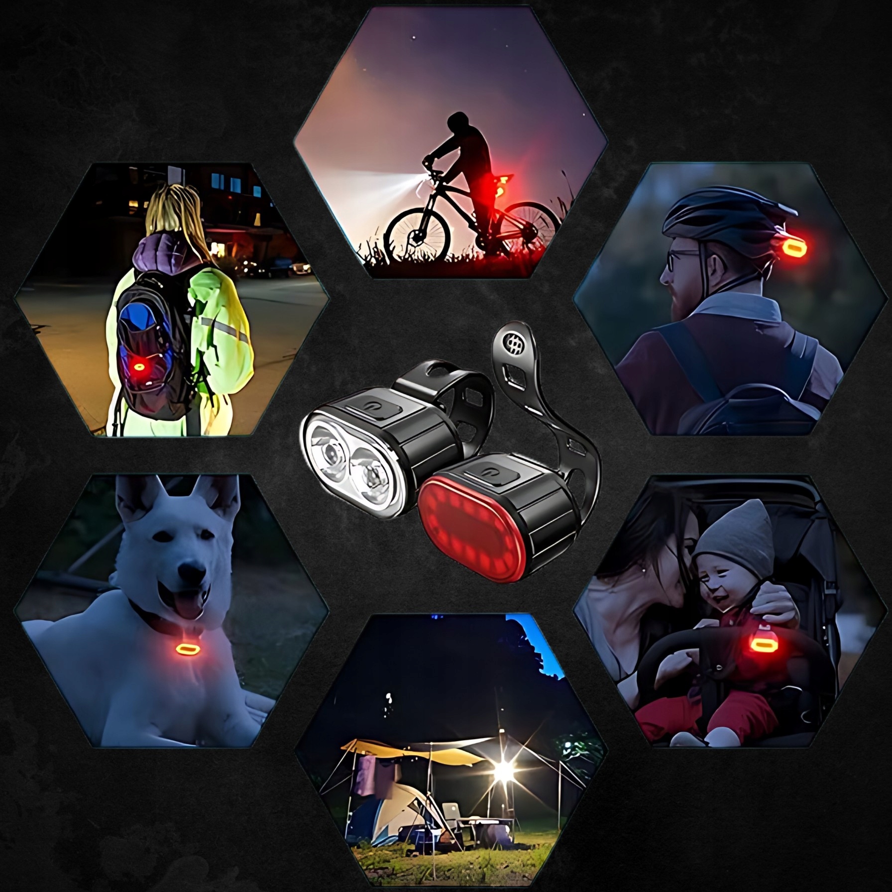 LAMPKA ROWEROWA ŚWIATŁO PRZÓD TYŁ LED NA ROWER KIEROWNICĘ MOCNA USB JASNA Marka Lewer