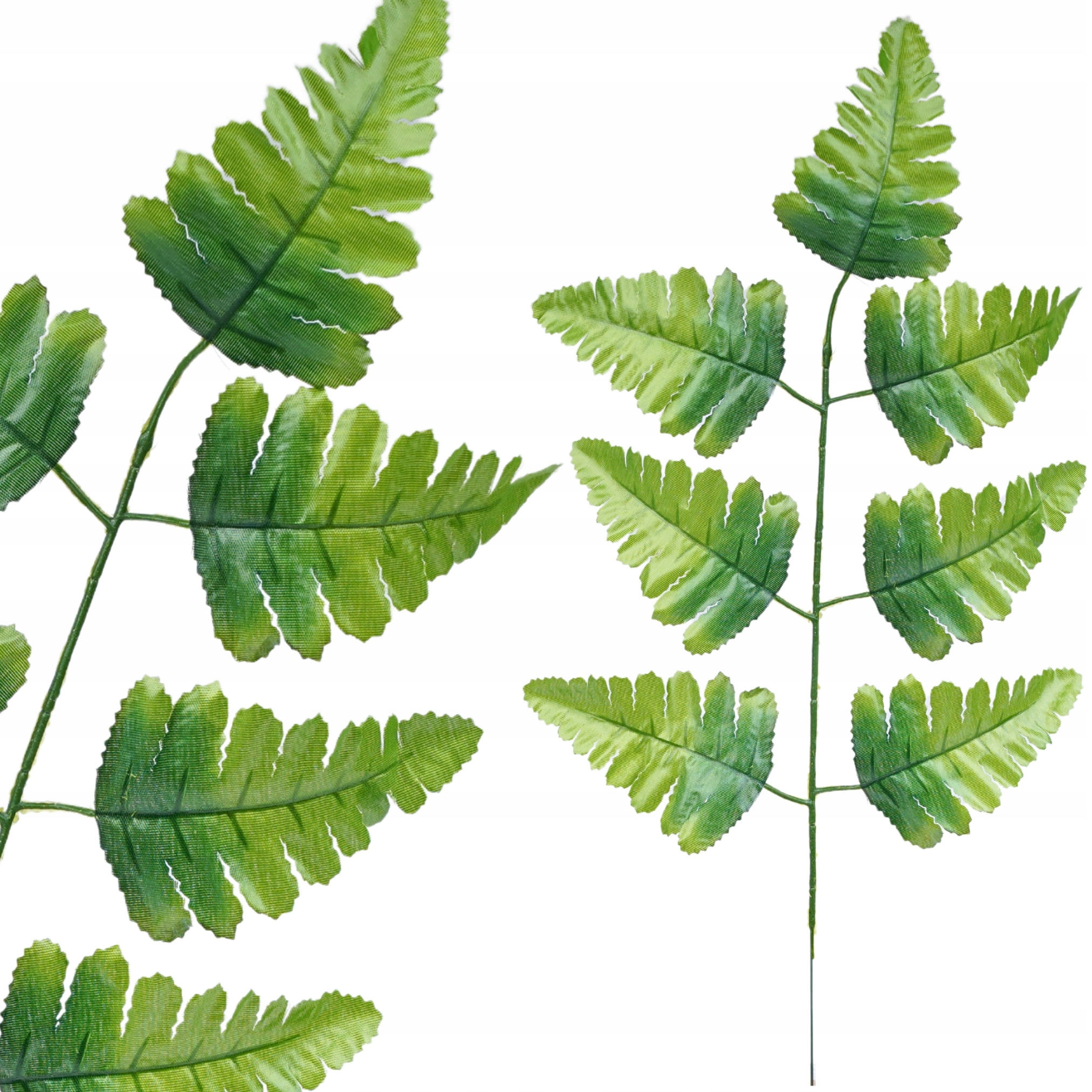 GAŁĄZKA SZTUCZNYCH LIŚCI PAPROĆ 43cm LIŚĆ DO BUKIETÓW LUB KOMPOZYCJI STROIK
