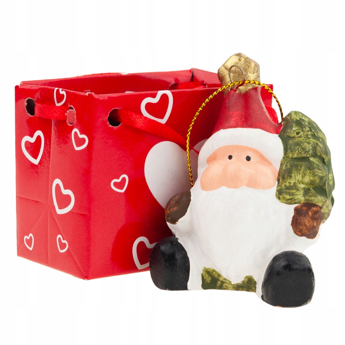 BOMBKA FIGURKA ZAWIESZKA ŚWIĄTECZNA BOMBKI MIKOŁAJ, BAŁWAN, ANIOŁ, RENIFER