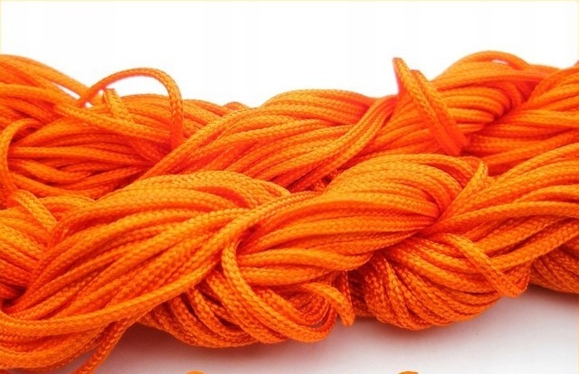 SN15 Sznurek topliwy 28M Nylon shamballa 1mm orang