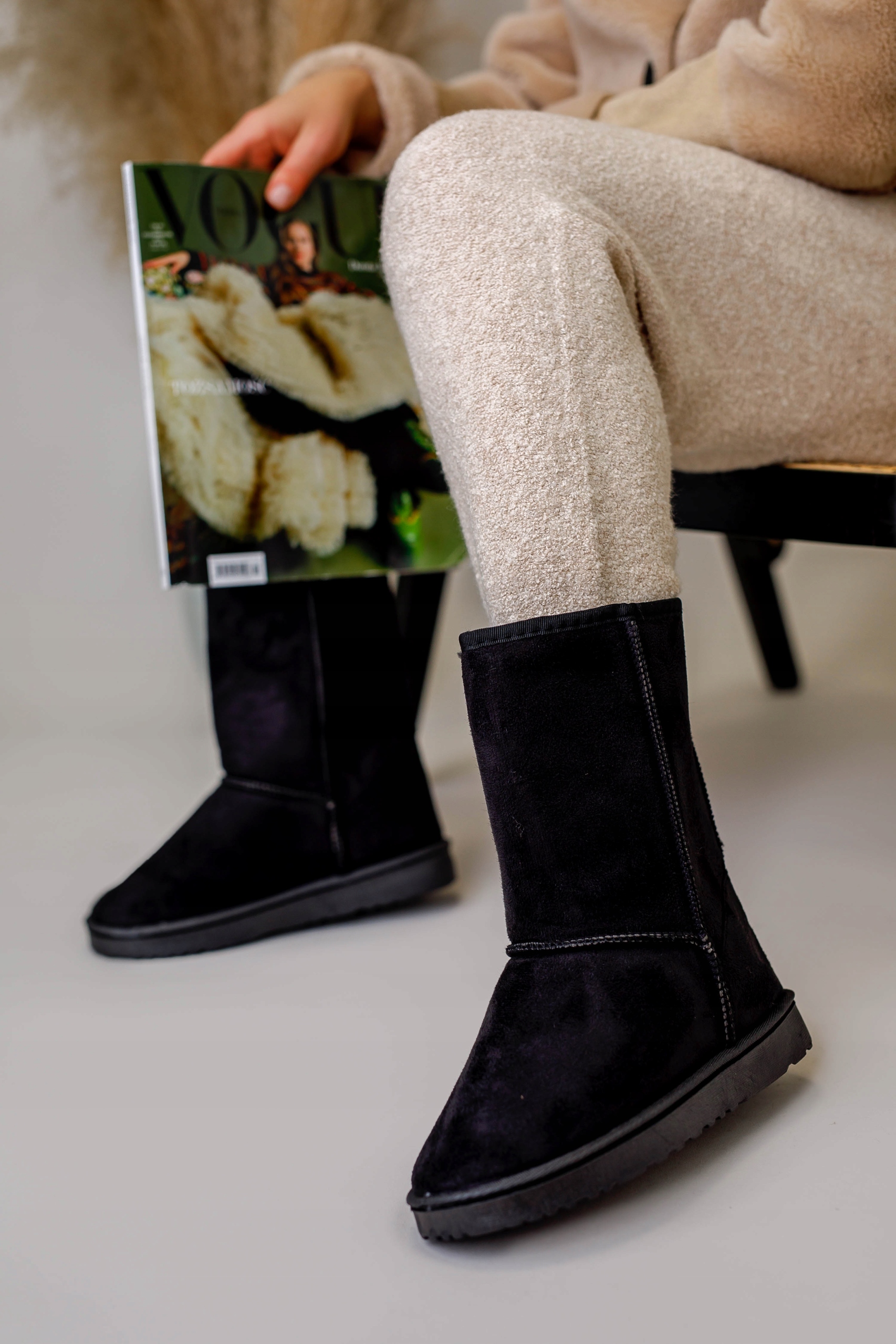 BOTKI ocieplane ESKIMOSKI zimowe ŚNIEGOWCE bambosze LEKKIE (39) Marka inna