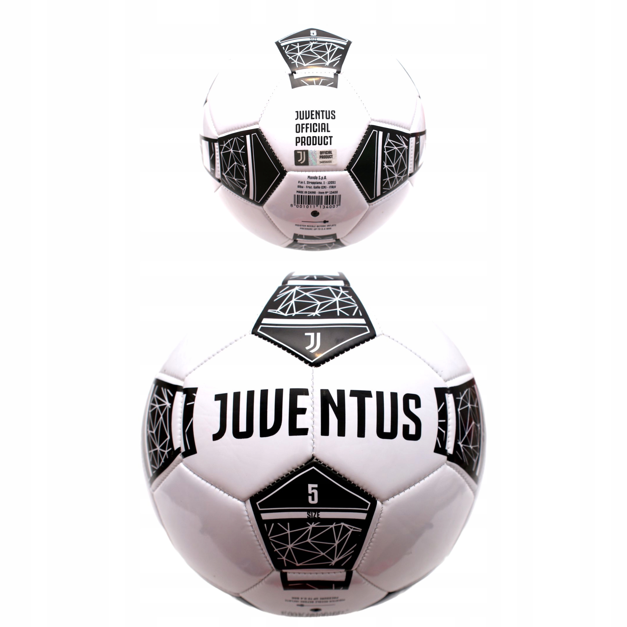 Hrací míč VEL.5 Juventus Velikost 5 pro přírodní rekreační hřiště