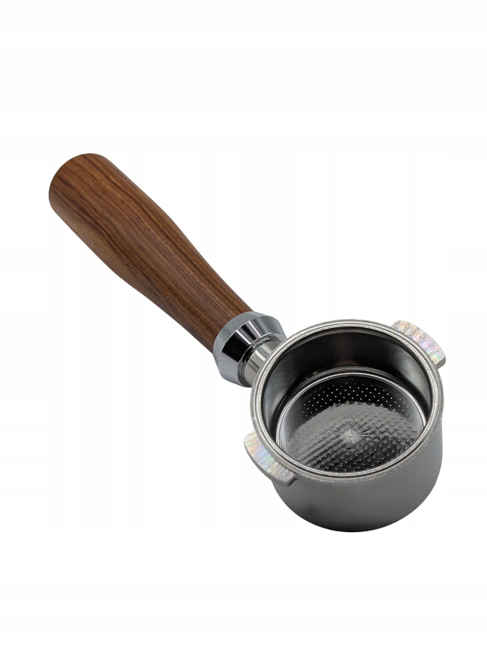 Kolba do ekspresu 51mm bezdenna Czerwone drewno 1 2 zaczepy