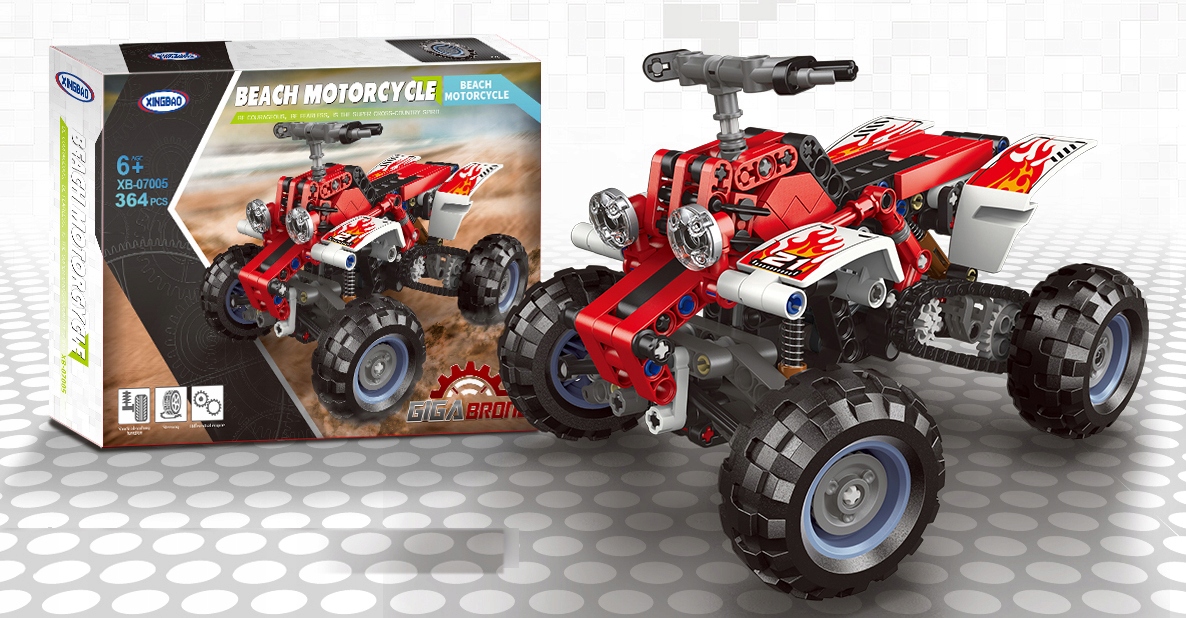 

Quad Wyścigowy 364el klocki Technic