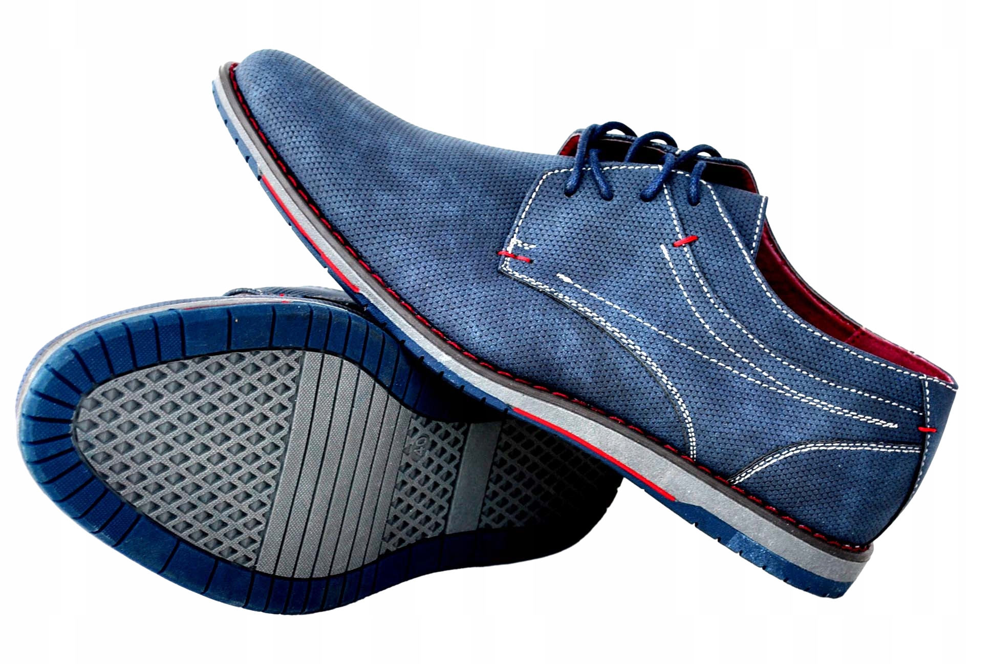 Elegant BUTY Wizytowe ADIDASKI OUTDOOR SPORTOWE LEKKIE CASUAL SKÓRA Rozmiar 42