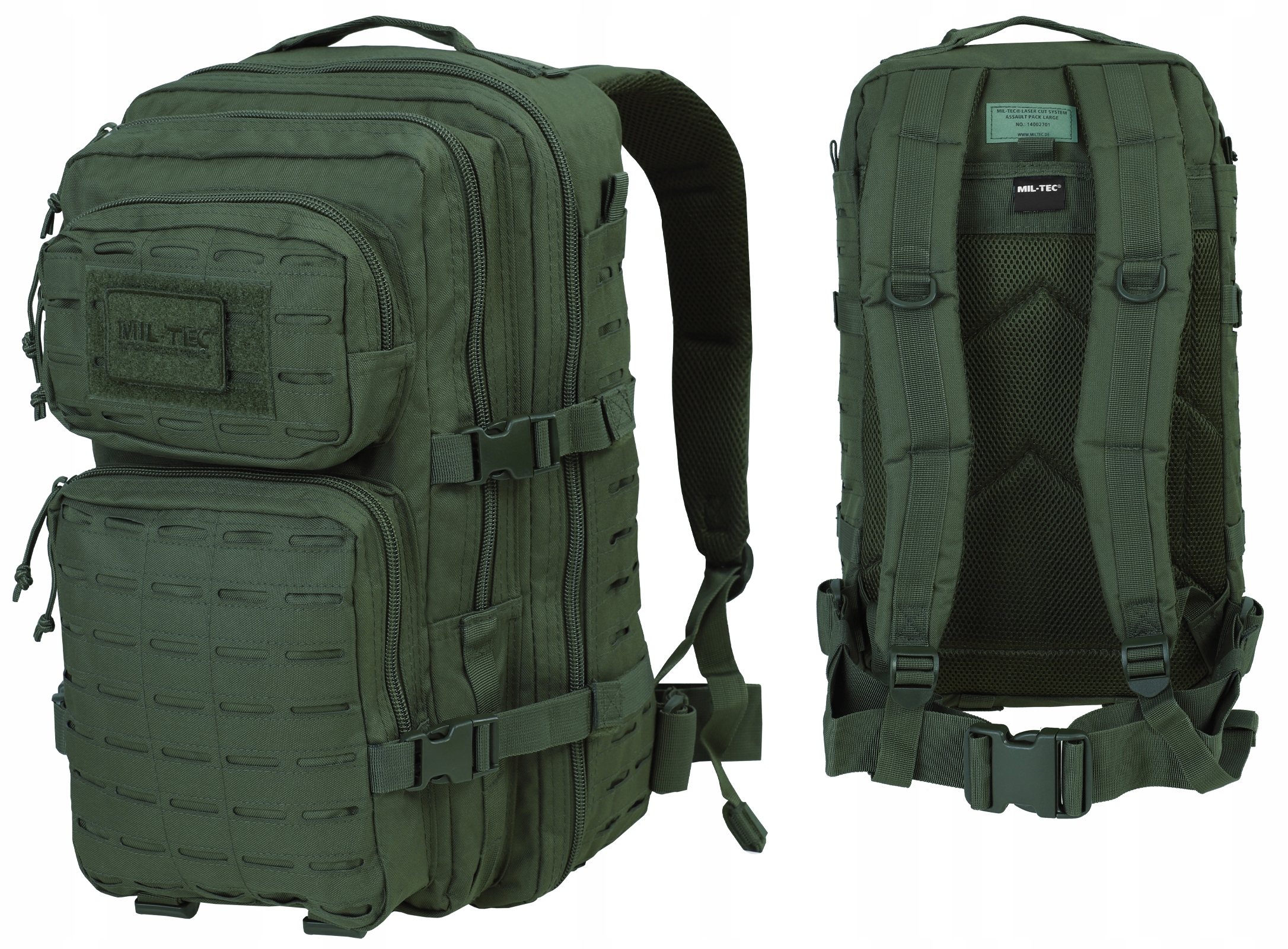 

Plecak Wojskowy Assault Laser Mil-tec 36L Olive