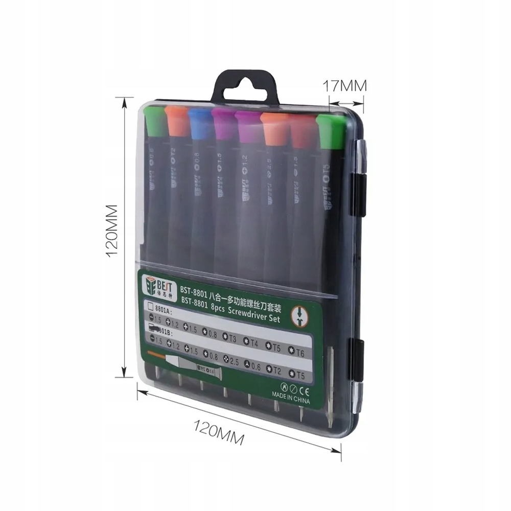 ZESTAW PRECYZYJNYCH ŚRUBOKRĘTÓW TELEFONU ZEGARKA EAN (GTIN) 5904734409137