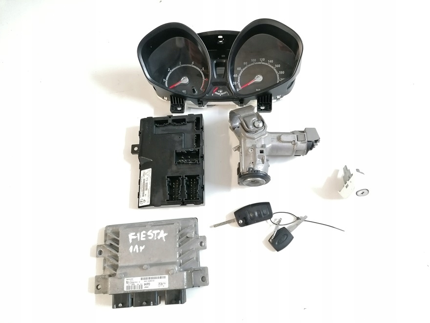 FORD FIESTA KOMPUTER STEROWNIK SILNIKA ZESTAW 1,25