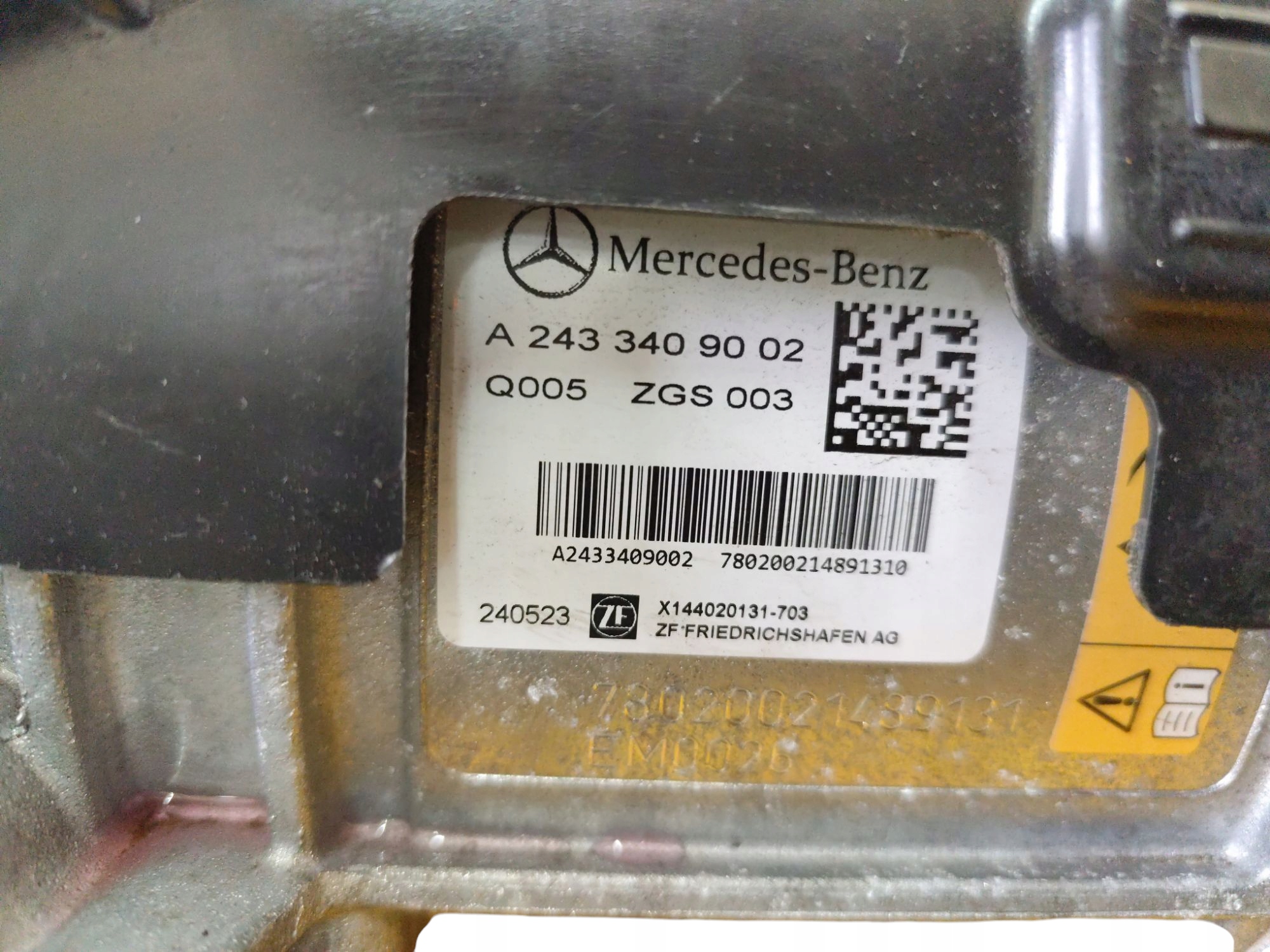 engine electrical MERCEDES EQA EQB H243 X243 A2433409002 780200 9 TYS