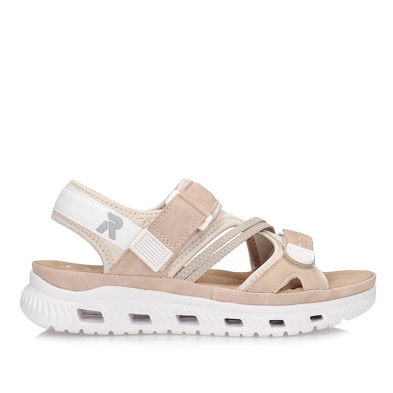 Dámské sandály Rieker 64064-31 Rosa Pink růžové s na suchý zip