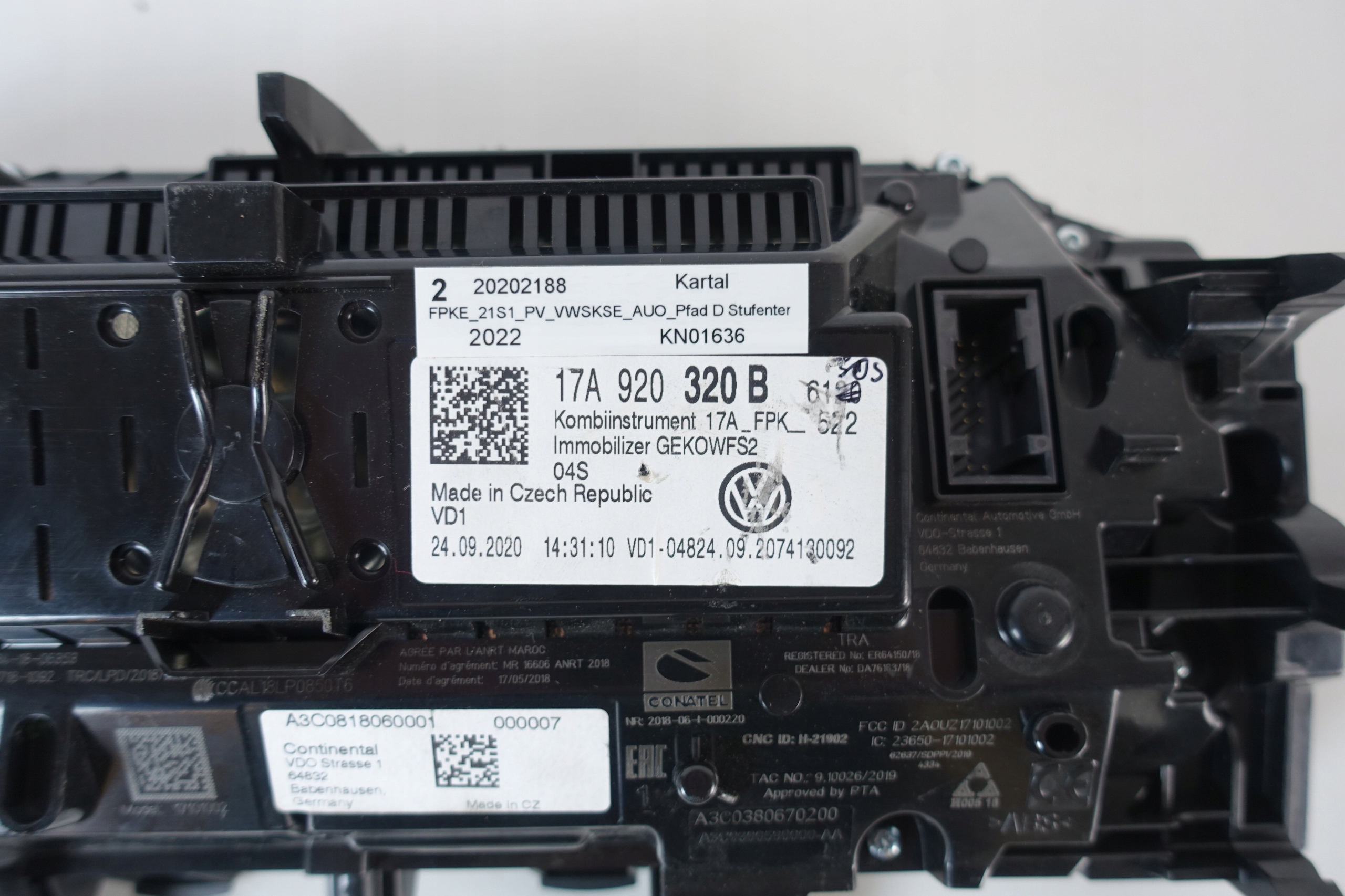 dials VIRTUAL dials LCD VW T-ROC JETTA 17A