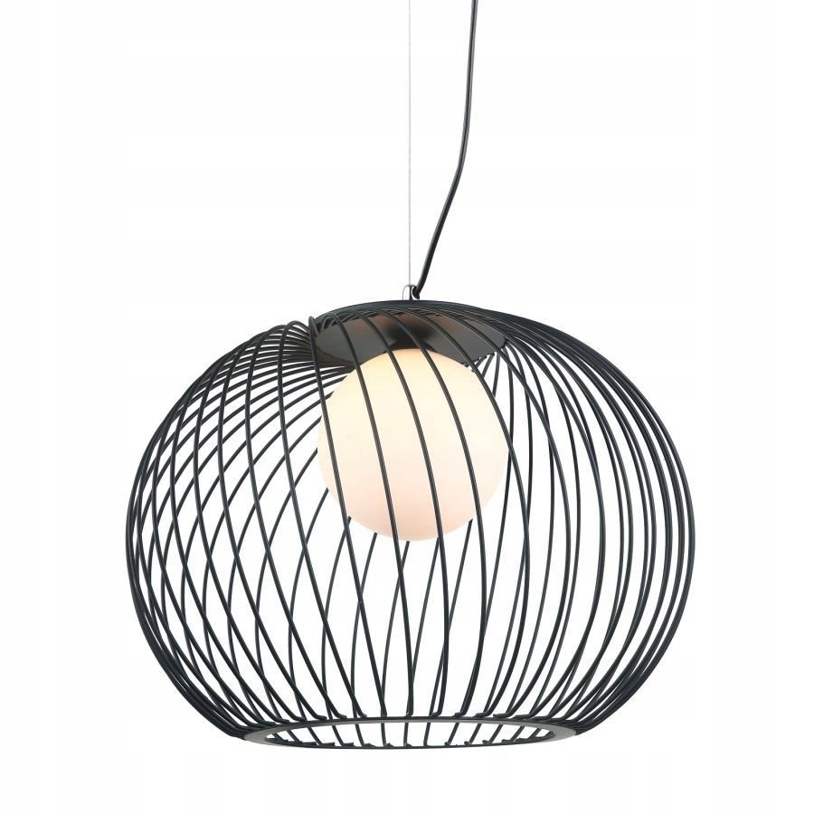 Kovová černá závěsná lampa do obývacího pokoje Clarisa MDM-3842-1 Bk Italux