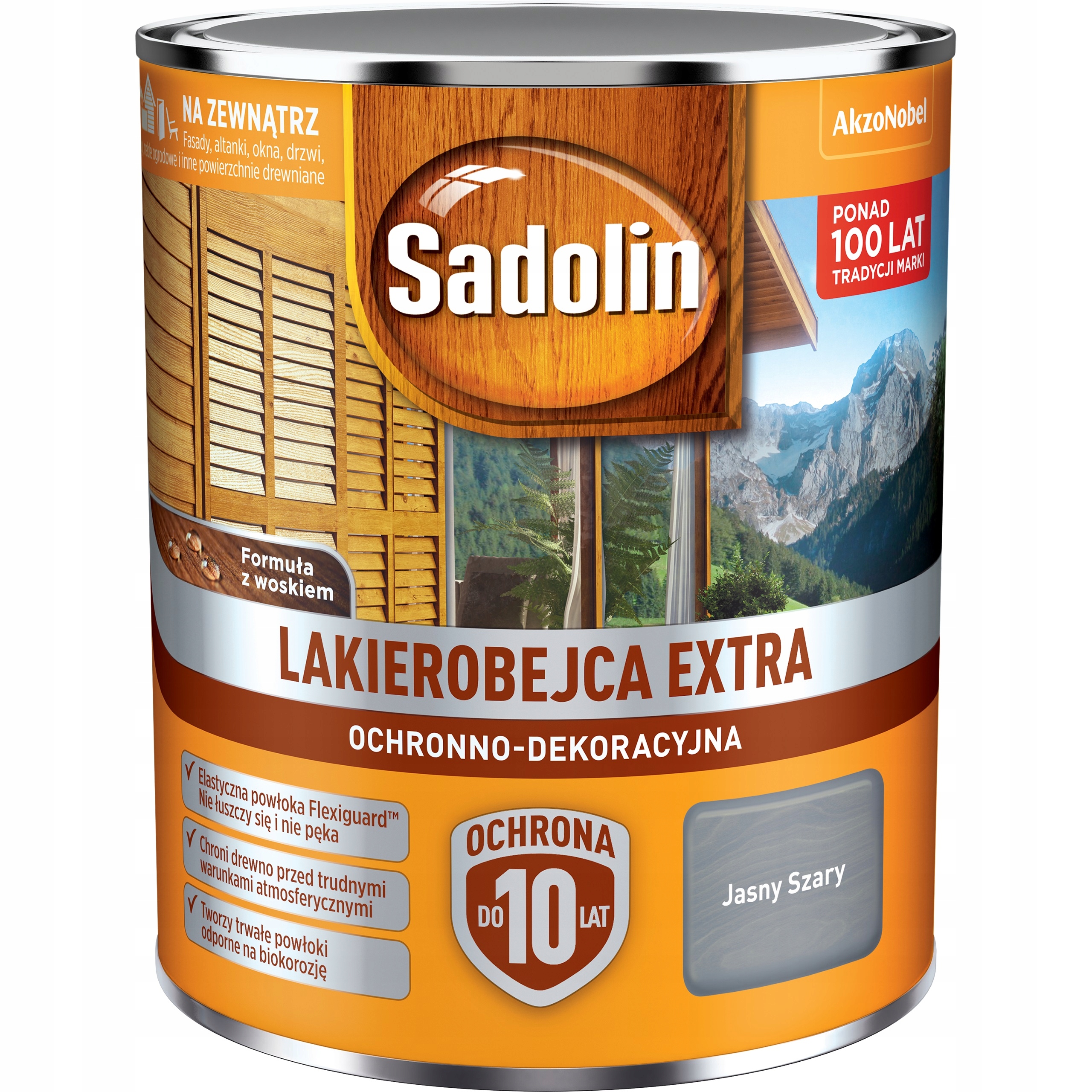 SADOLIN EXTRA LAKIEROBEJCA 0.75L JASNY SZARY