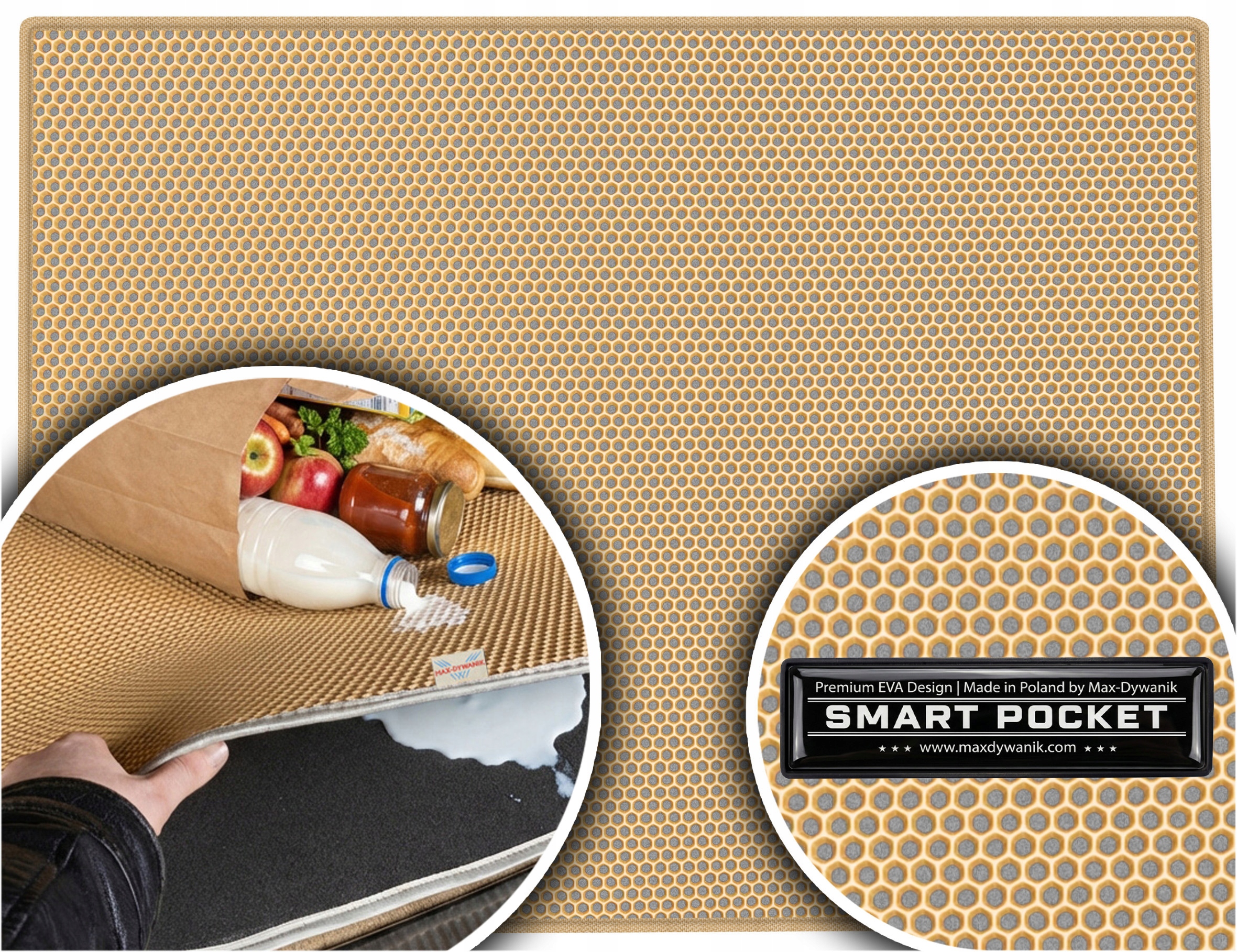 Peugeot 5008 I Minivan 7os 09-17 Vložka do kufru Eva Smart Pocket Béžová