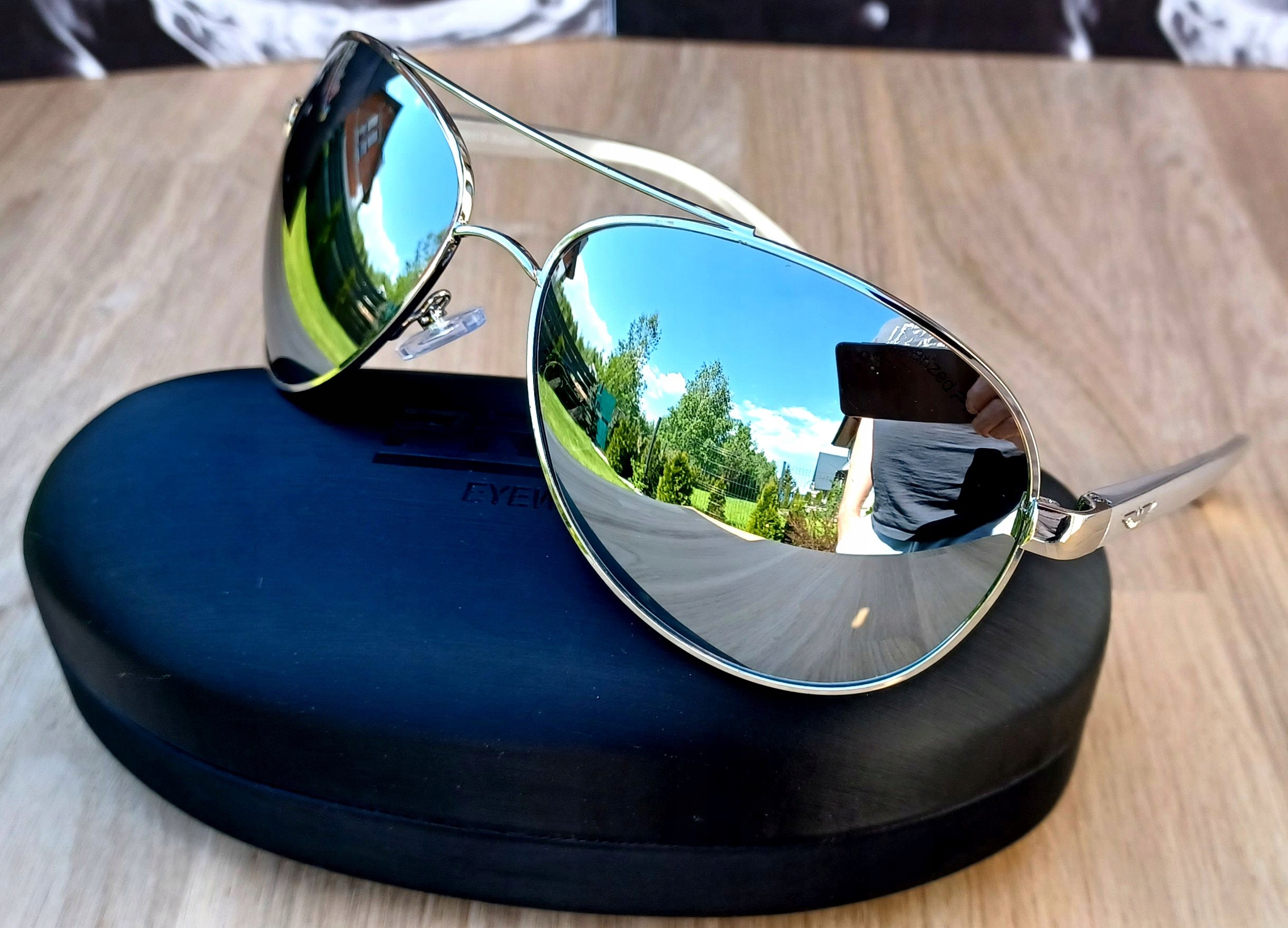 OKULARY MĘSKIE POLARYZACYJNE AVIATOR PRIUS LUSTRA Marka Prius