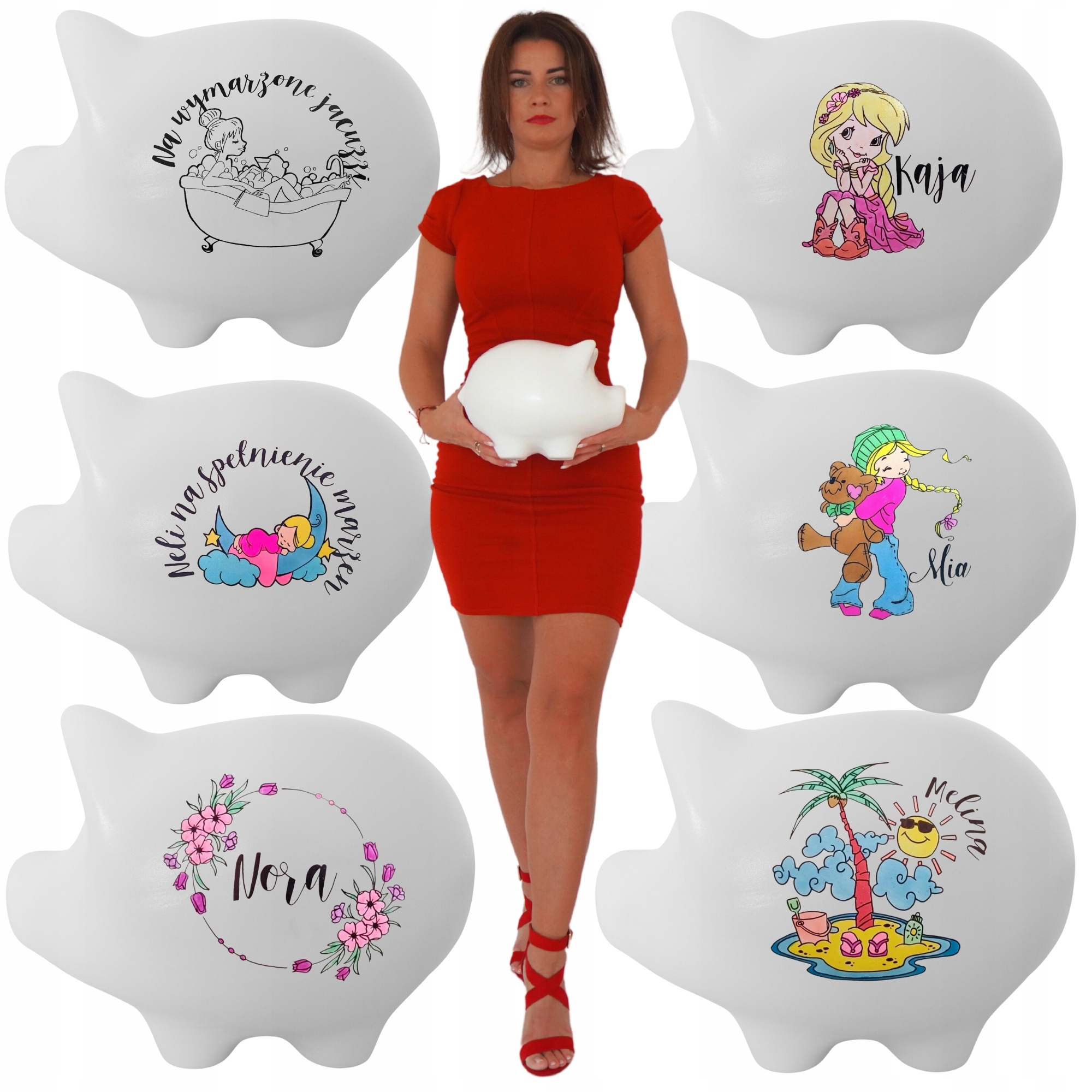 Prasátko Pokladnička Jménem Tvým Nápisem Textem