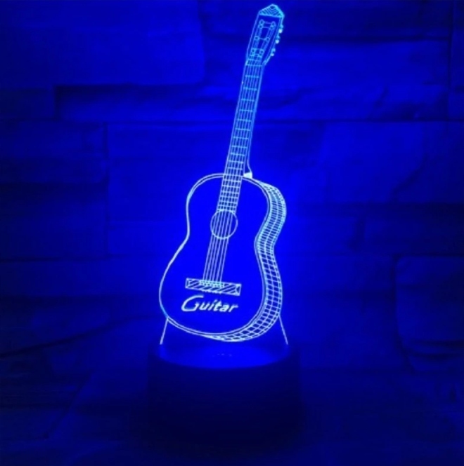Lampka na biurko Gitara 16 kolorów LED PLEXIDO EAN (GTIN) 5905342806738