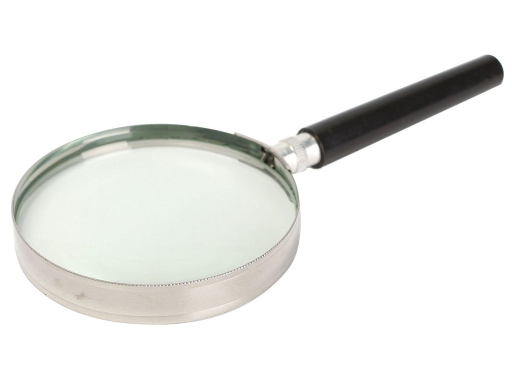 

Ręczna Lupa Szkło Powiększające 100 mm Metalowa