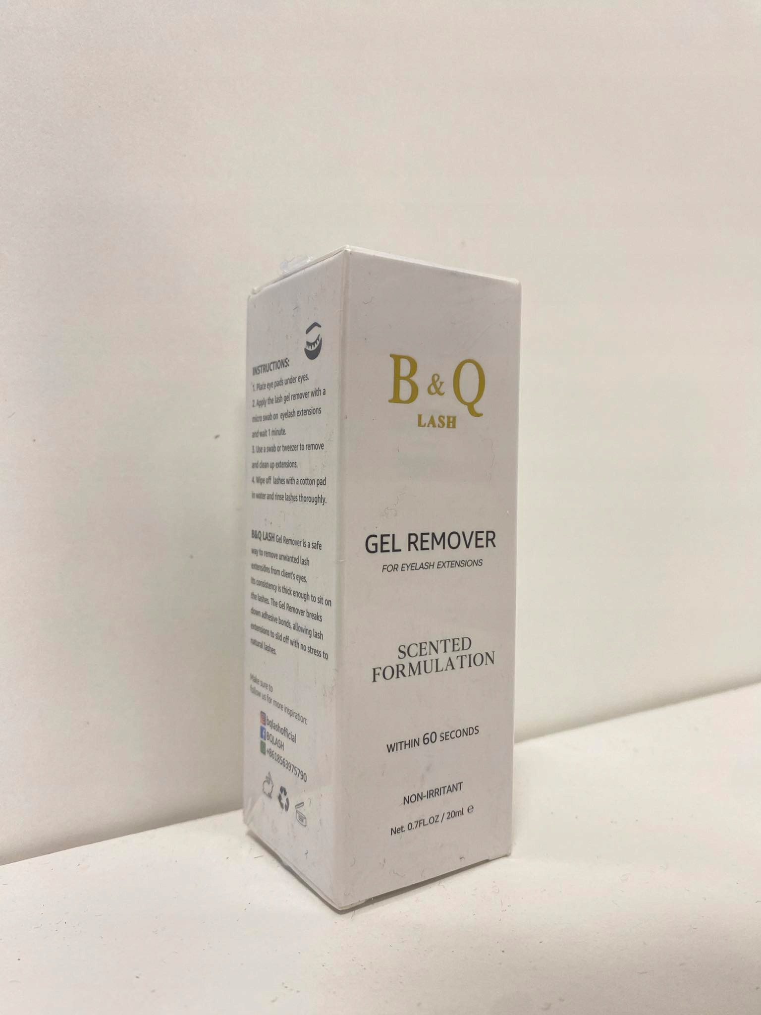 B&Q Środek do usuwania przedłużanych rzęs 20ml