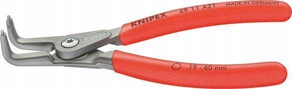 Kleště na vnější pojistné kroužky, ohnuté, s pružina A11 mm Knipex