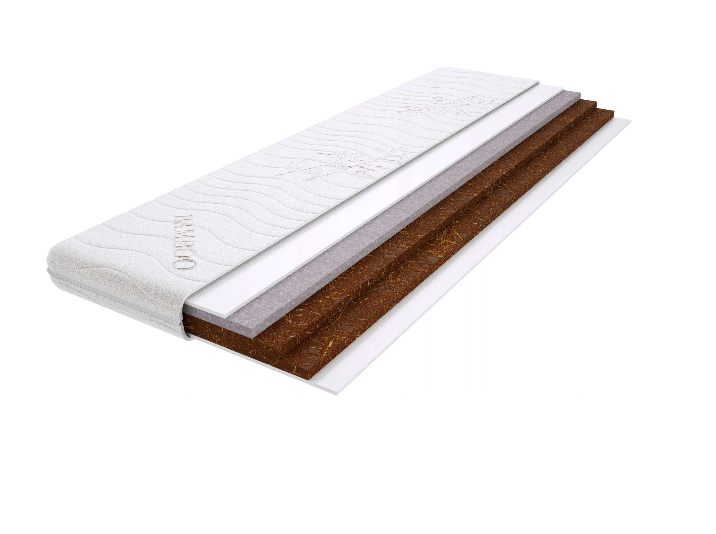 Materac nawierzchniowy 2x Kokos Koń 120x170 Bambo