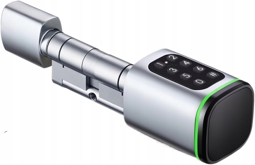 Force Zámek Smart Vložka Tuya Rfid Bt WiFi Dl-kp Inteligentní 60 mm Šedá