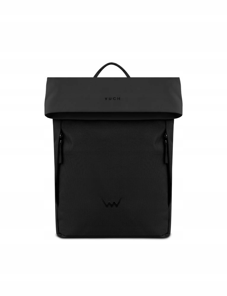 Městský batoh Vuch Eloy černý 24 l roll-top na notebook 13,3 palců