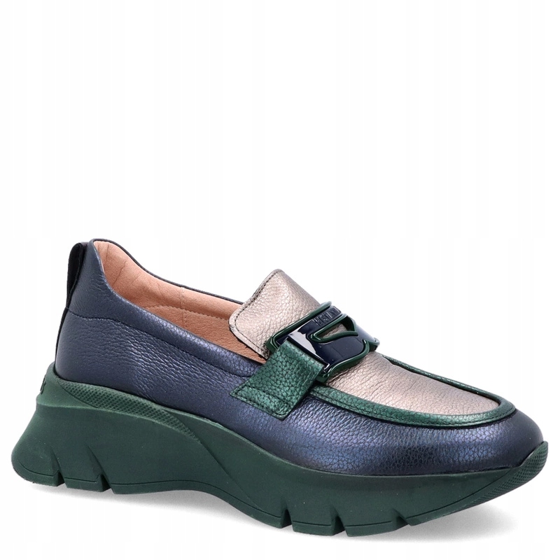 Sportovní mokasíny s ozdobou Hispanitas CHI243631 Tmavě Modré-zelené 40