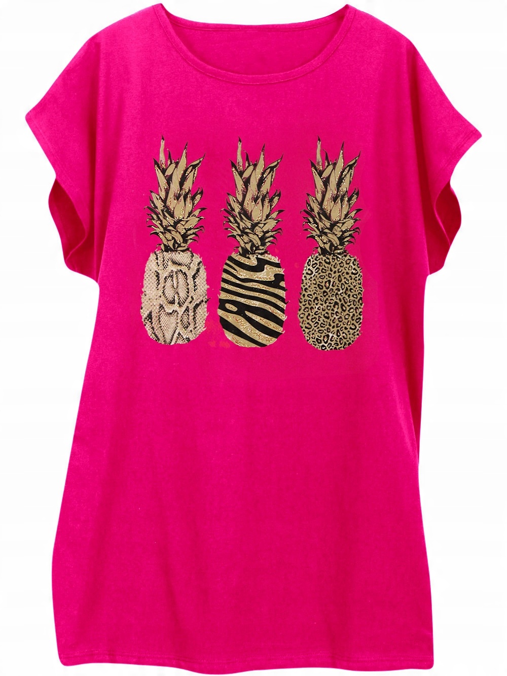 

Bluzka Tunka nadruk print wzór kolor 3XL 46