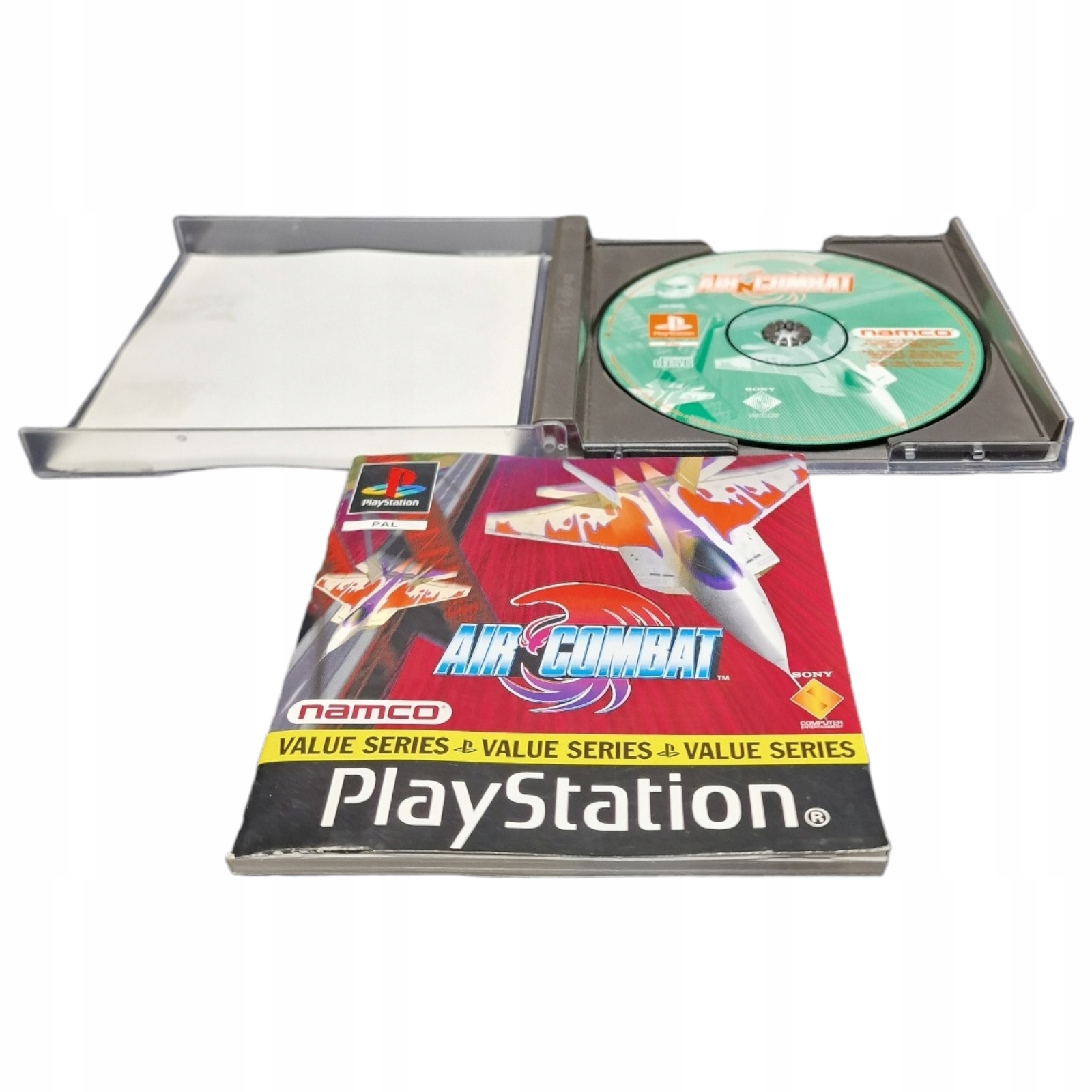 Gra ace AIR COMBAT Sony PlayStation (PSX PS1 PS2 PS3) retro symulator Platforma Sony PlayStation (PSX)