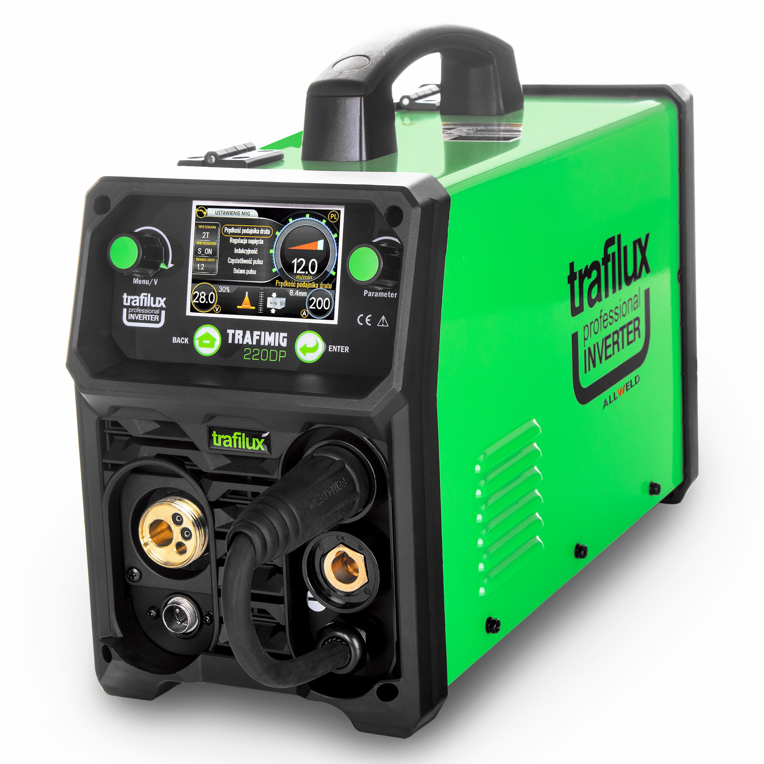 SPAWARKA INWERTOROWA INWERTER TRAFILUX MIG 220 DUAL PULS MMA TIG 200A 230V Model TRAFIMIG 220 DUAL PULS