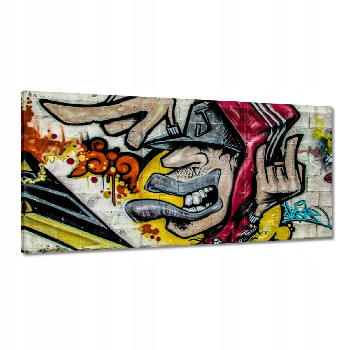 Obrazy 180x90 Graffiti Mural WallArt