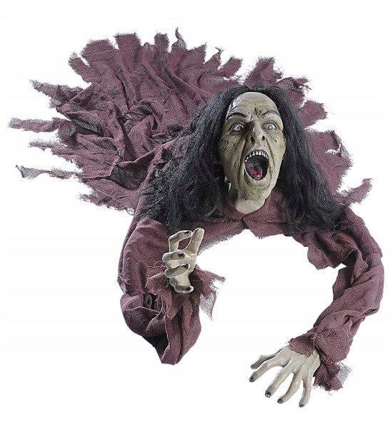 

Wiedźma Dekoracja Dźwięk Światło Halloween
