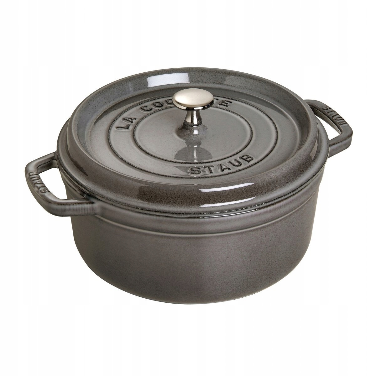 Hrniec okrúhly 3.8 l Grafitový La Cocotte Staub