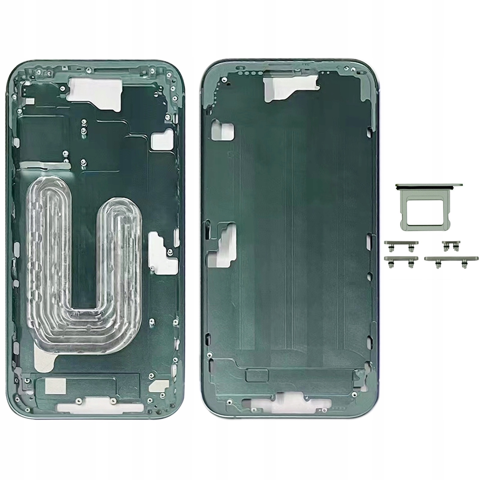Obudowa Korpus Middle Frame Ramka Do Apple iPhone 16 Plus Green Zielony
