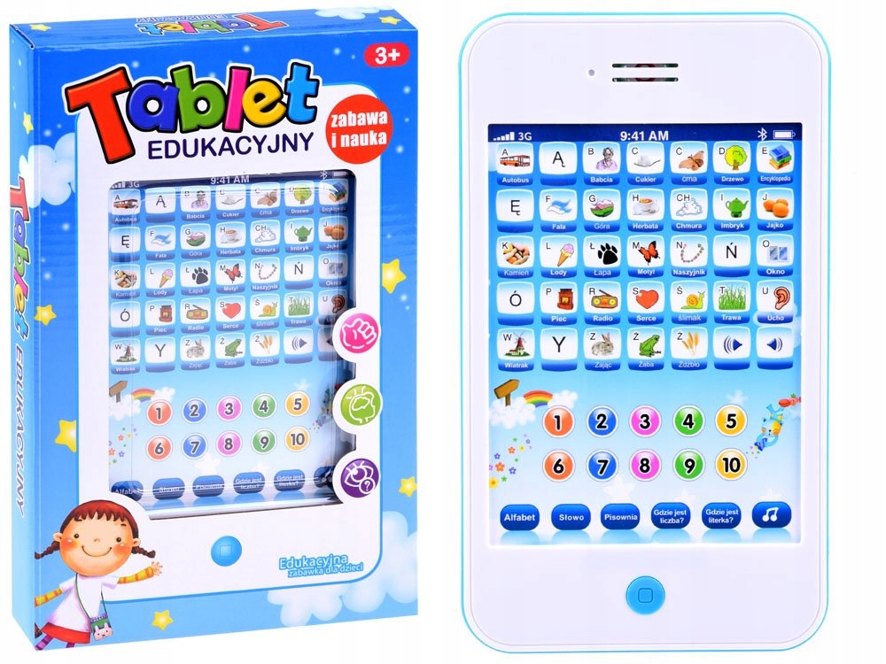

Tablet Dla Dzieci Edukacyjne Interaktywny J.polski